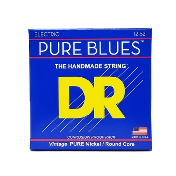 Струны для гитары DR Strings PURE BLUES Electric Guitar Strings - Extra Heavy (12-52) (PHR-12)