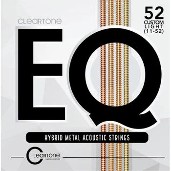 Струны для гитары Cleartone EQ Hybrid Metal Acoustic Custom Light (11-52) (7811)