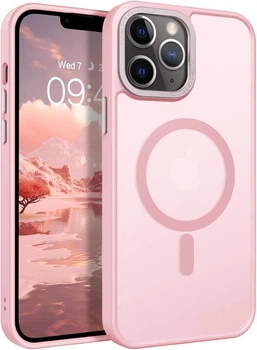 Противоударный чехол Space MagSafe iPhone 11 Pro (матовый) Pink (37921-31)