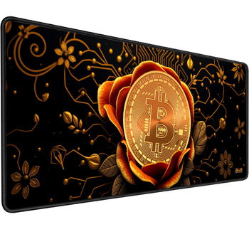 Ігрова поверхня (Килимок для мишки) SHLab Сryptocurrency Bitcoin SHM-974 (70x30 см) (37892)