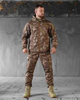 Тактический демисезонный костюм SoftShell 2XL пиксель (89032)