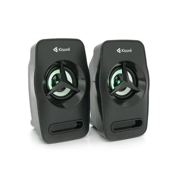 Колонки 2.0 Kisonli L-3030 USB 3.5 мм 2x3 Вт 20Гц-20КГц 20x11x13 см