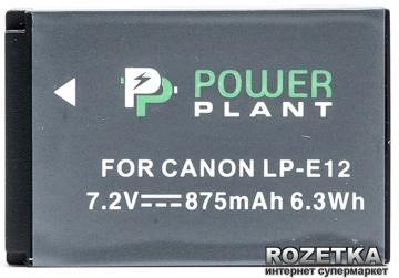 Aккумулятор PowerPlant для Canon LP-E12 (DV00DV1311)