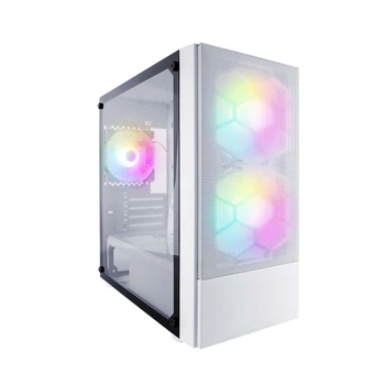 Корпус 1stPlayer X4-M-WH-2F1P-W-1F1-W White без БП (X4-M-WH-2F1P-W-1F1-W)