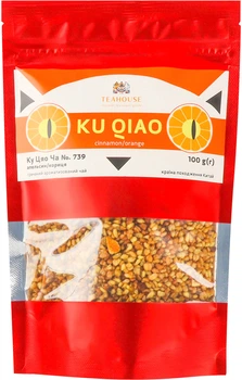 Гречишний чай Teahouse Ку Цяо Ча Апельсин-Кориця №739 100 г (4820209845068)