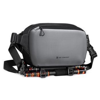 Портативная водонепроницаемая сумка на одно плечо для фотоаппарата K&F Concept Alpha Camera Sling Bag 10л Grey (KF13.157)