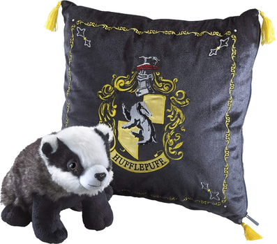 Zestaw: poduszka i maskotka The Noble Collection Harry Potter Hufflepuf (849421005757)