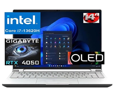 Ноутбук (2024) Gigabyte AERO 14 OLED BMF i7-13620H/16GB 6400 МHz / SSD 512GB/Win11 RTX4050 6GB 14" 90Hz