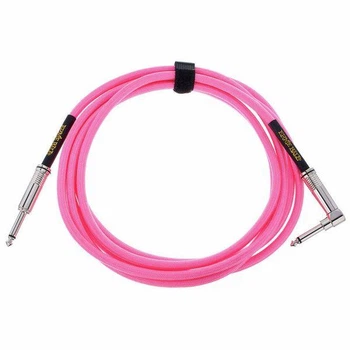 Кабель Ernie Ball Instrument Cable Neon Pink 3 метри