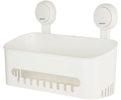 Полка в ванную Aquatica s42 305х135х125 мм на вакуумных присосках (9784292)