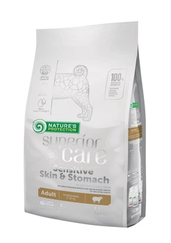 Корм Nature's Protection Superior Sensitive Skin & Stomach Adult Small Breeds сухой для взрослых собак малых пород с чувствительным пищеварением и проблемной кожей 1.5 кг
