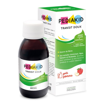 Сироп Pediakid Transit Doux - проти закрепів, покращує роботу кишечника для дітей від 6 міс, 125 мл (3700225600241)