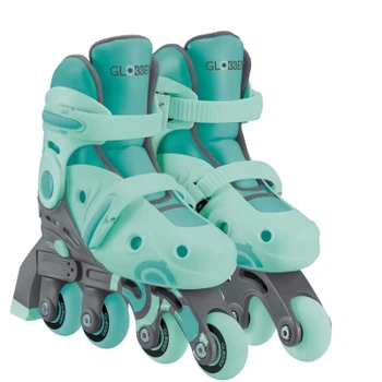 Роликовые коньки Globber 2в1 м'ятно-зелені р.30-33, до 60кг, 5+ (783-206)
