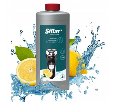 Лимонная жидкость для очистки электробритв Sillar Shaver Clean 1 л для бритв Braun CCR