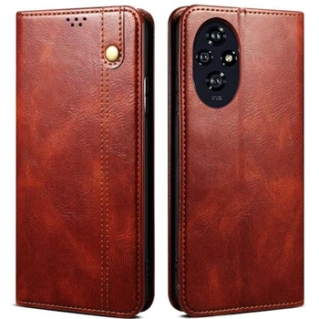Чехол-книжка с кармашками UniCase Leather Wallet для Honor 200 Pro - Brown