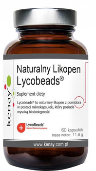 Suplement diety Kenay Naturalny Likopen Lycobeads 60 szt (5900672155266)