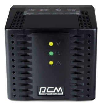 Стабілізатор напруги Powercom TCA-1200 Black 600 Вт (TCA-1200 Black)