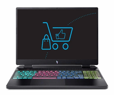 Ігровий Ноутбук Acer Nitro 16 Intel® Core™ i7-13620H (10 ядер, 16 потоков, 3,60–4,90 ГГц, кэш 24 МБ) / 16 GB / 512 GB / Nvidia GeForce RTX4050 6 GB / Матовый, IPS, 165Hz