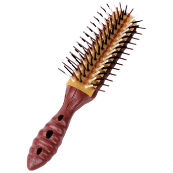 Y.S.PARK Dragon Air Vent Styler Щітка для укладки YS-Lap-32 Choco Mix Коричнева, 9 рядів