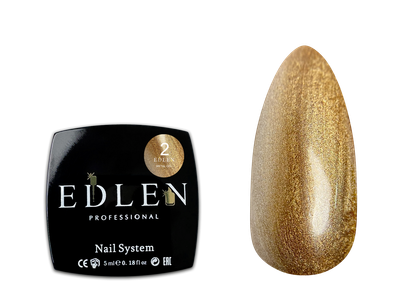 Гель фарба EDLEN Metal Gel №02 5 мл