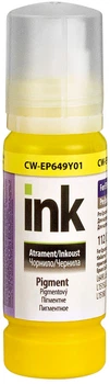 Чернила ColorWay Epson L-6490/L65XX/L11160/L15150/L15160/L15180 70 мл Pigm. Yellow (CW-EP649Y01)
