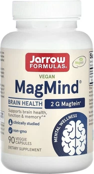 Магній L-треонат Jarrow Formulas MagMind 90 вегетаріанських капсул (790011290629)