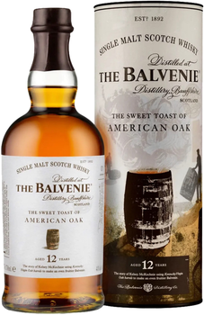 Віскі Balvenie Sweet Toast of American Oak 0.7 л 43% у подарунковій упаковці (5010327525167)