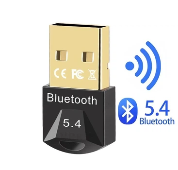 Bluetooth 5.4 +BLE USB адаптер до 20м для беспроводных наушников aptX AAC, компьютера, ноутбука.
