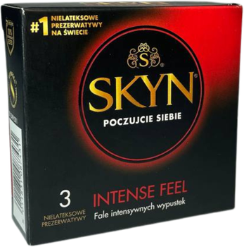 Презервативи Skyn Intense Feel Без латексу 3 шт (ROZ6501053342)