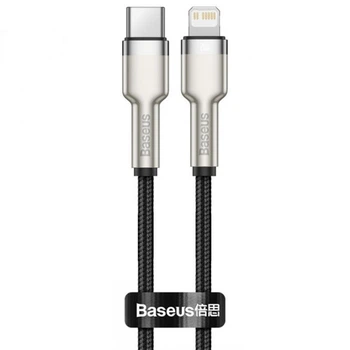 Дата кабель Baseus Cafule Series Metal Type-C to Lightning PD 20W (0.25m) (CATLJK-0) Black - 00000071643_1