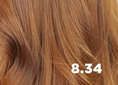 Перманентна фарба для волосся Solfine Natural Color 8.34 Карамельний блонд 100 мл (08 147 834)