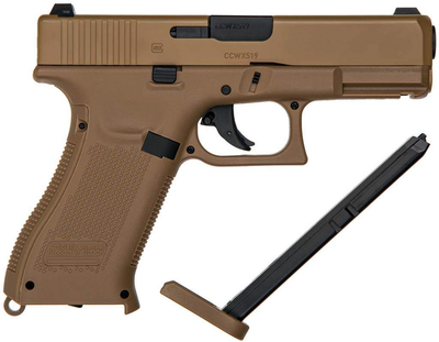 Пневматический пистолет Umarex Glock 19X FDE (5.8368)