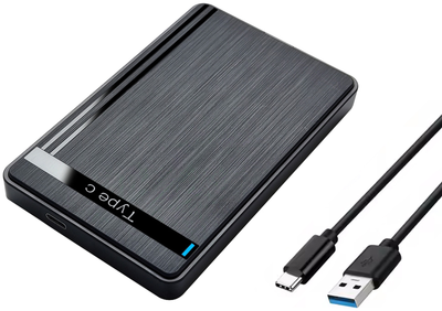 Зовнішня кишеня Dynamode для 2.5" SATA HDD/SSD - USB 3.1 Type-C Black (DM-CAD-25317C)