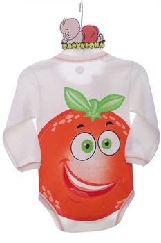 Боди с длинным рукавом хлопок Orange Murat Baby оранжевый 68 см (42183)
