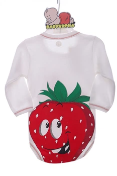 Боди с длинным рукавом хлопок Stawberry Murat Baby красный 68 см (42187)