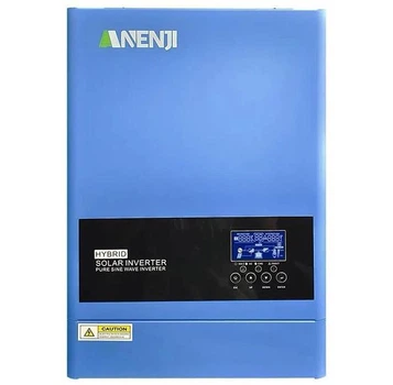 Інвертор гібридний 48 на 220 чистий синус Anenji ANJ-6200-48V, 48 В, 6200 Вт (безперебійник, UPS, ДБЖ) (COPY)
