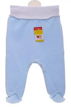 Євро-повзунки для хлопчика інтерлок Babykroha блакитний 62 см (39657)