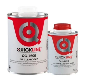 Лак автомобільний Quickline QC-7600 SR Clearcoat стійкий до подряпин із затверджувачем