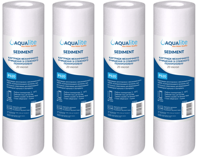 Картридж Aqualite PS20 механической очистки (20 микрон) (упаковка 4 шт)