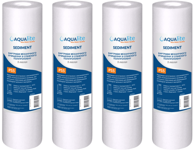 Картридж Aqualite PS5 механической очистки (5 микрон) (упаковка 4 шт)