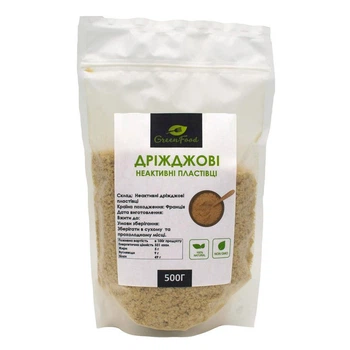 Дрожжи пищевые неактивные 500 грамм - GreenFood