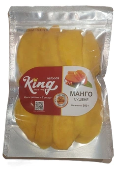 Манго сушеный без сахара Nafoods King Natural 500 г