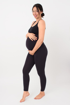 Безшовні легінси для вагітних Giulia MAMA LEGGINGS S/M Black-nero