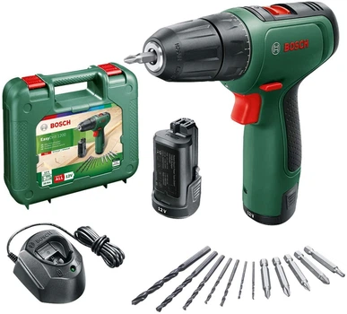 Шуруповерт-дрильBosch EasyDrill 1200, 12В 2 акумулятора