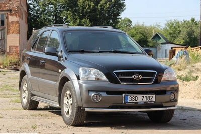 Кенгурятник захист переднього бампера на Kia Sorento 02-09 d60х1,6мм КИА Соренто ST1542