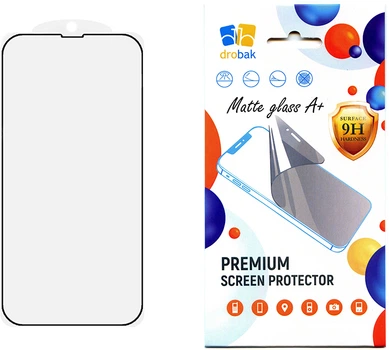Защитное стекло для смартфона Apple iPhone 16 Plus Drobak Matte Glass A+ (676768)