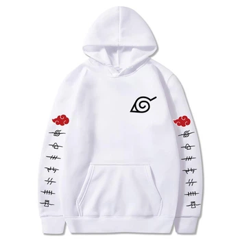 Худі з принтом Аніме Наруто XXL Білий (H000143-W-XXL)