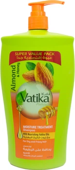 Шампунь увлажняющий Dabur Vatika со сладким миндалем для сухих и вьющихся волос 900 мл (6291069752328)