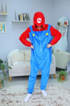 Пижама кигуруми Kigurumi для мальчика Super Mario Супер Марио Синий на рост 110-120 см (205442)