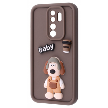 Чохол Pretty Things Case для Xiaomi Redmi 9 Brown/Baby